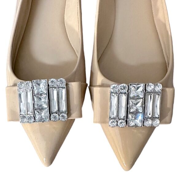 MICHAEL Michael Kors Michelle Pointed-Toe Flats in the Size 9M in Light Blush - Picture 6 of 14